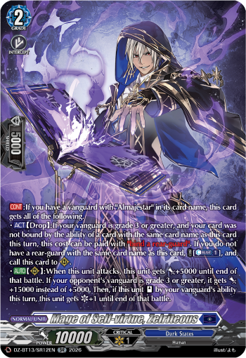DZ-BT13/SR12EN Mage of Self-virtue, Zelriteous SR DZBT13