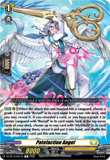 DZ-BT14/061EN Patefaction Angel R DZBT14