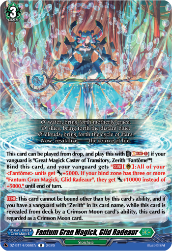 DZ-BT14/066EN Fantum Gran Magick, Glid Radeaur R DZBT14