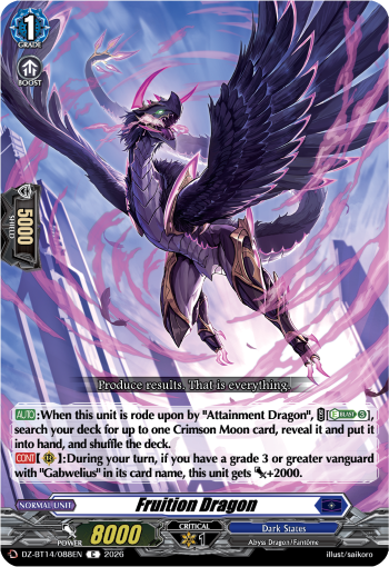 DZ-BT14/088EN Fruition Dragon C DZBT14