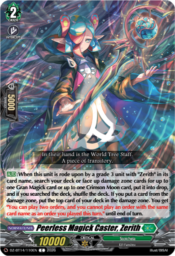 DZ-BT14/110EN Peerless Magick Caster, Zerith C DZBT14