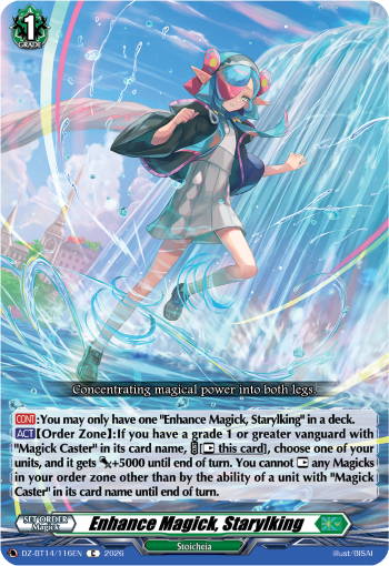 DZ-BT14/116EN Enhance Magick, Starylking C DZBT14