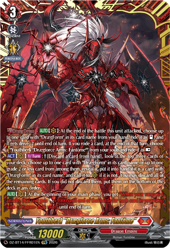 DZ-BT14/FFR01EN Youthberk "Drægforce Arms: Fantôme" FFR DZBT14