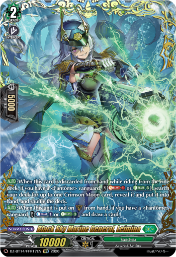 DZ-BT14/FFR17EN Black Sky Marine General, Leimina FFR DZBT14