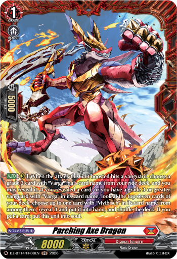 DZ-BT14/FR08EN Parching Axe Dragon FR DZBT14