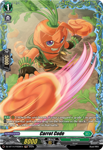 DZ-BT14/FR39EN Carrot Code FR DZBT14
