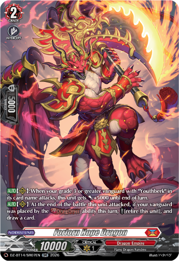 DZ-BT14/SR07EN Forlorn Hope Dragon SR DZBT14