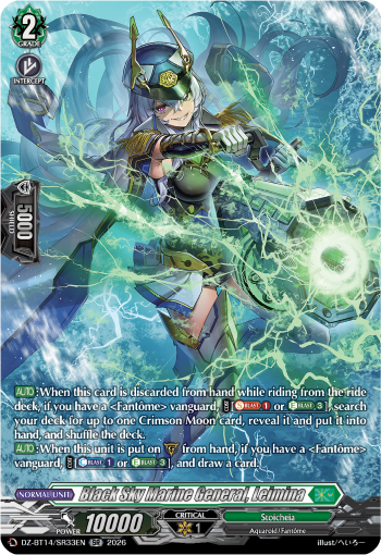 DZ-BT14/SR33EN Black Sky Marine General, Leimina SR DZBT14