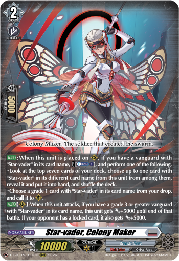 DZ-BT15/011EN Star-vader, Colony Maker RRR DZBT15