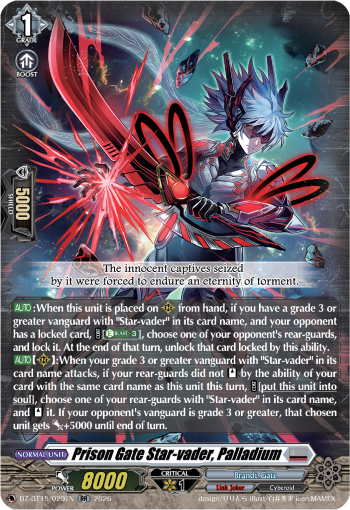 DZ-BT15/029EN Prison Gate Star-vader, Palladium RR DZBT15