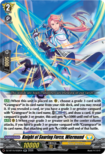 DZ-BT15/032EN Knight of Soaring Force, Wiermund RR DZBT15