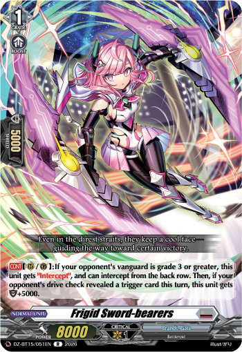 DZ-BT15/051EN Frigid Sword-bearers R DZBT15
