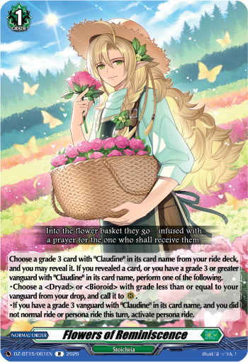 DZ-BT15/061EN Flowers of Reminiscence R DZBT15