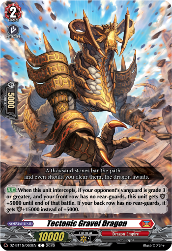 DZ-BT15/063EN Tectonic Gravel Dragon C DZBT15