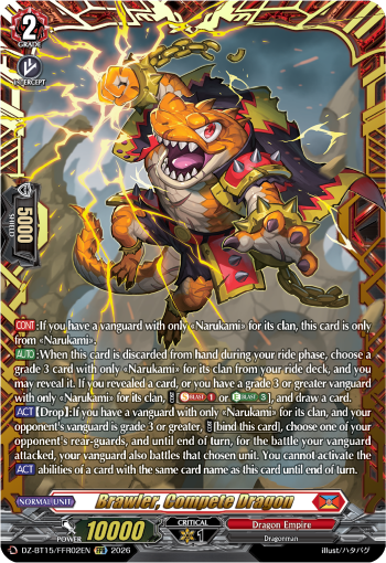 DZ-BT15/FFR02EN Brawler, Compete Dragon FFR DZBT15