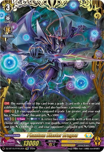DZ-BT15/FFR12EN Phantom Blaster Dragon FFR DZBT15