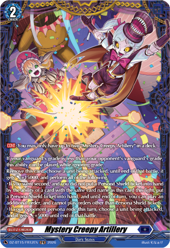 DZ-BT15/FR12EN Mystery Creepy Artillery FR DZBT15