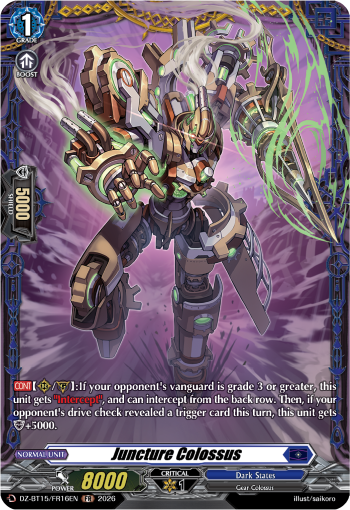 DZ-BT15/FR16EN Juncture Colossus FR DZBT15