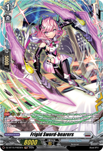 DZ-BT15/FR23EN Frigid Sword-bearers FR DZBT15