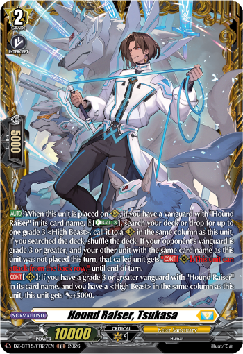 DZ-BT15/FR27EN Hound Raiser, Tsukasa FR DZBT15