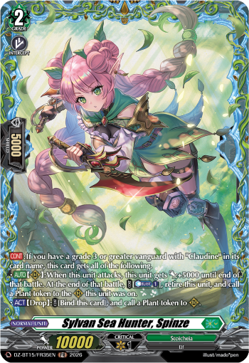 DZ-BT15/FR35EN Sylvan Sea Hunter, Spinze FR DZBT15