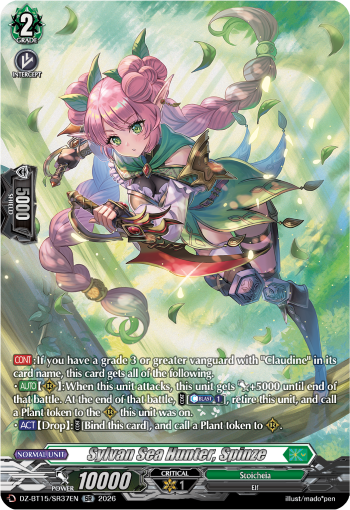 DZ-BT15/SR37EN Sylvan Sea Hunter, Spinze SR DZBT15