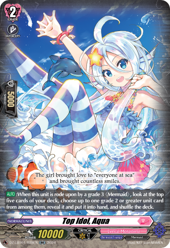 DZ-LBT01/028EN Top Idol, Aqua RR