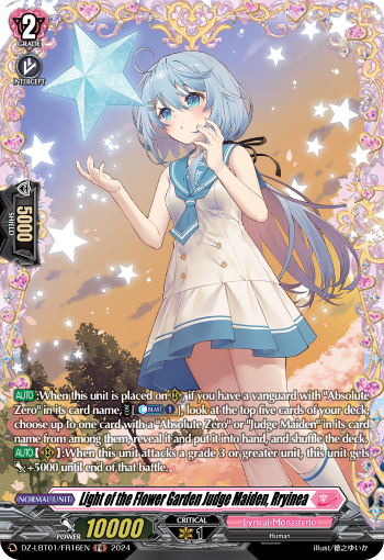 DZ-LBT01/FR16EN Light of the Flower Garden Judge Maiden, Rryinea FR