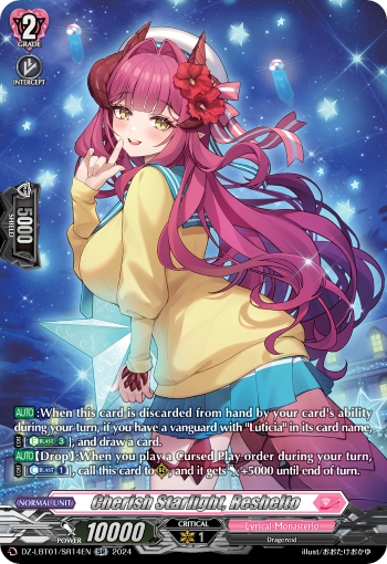 DZ-LBT01/SR14EN Cherish Starlight, Reshelto SR