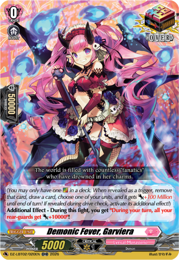 DZ-LBT02/020EN Demonic Fever, Garviera ORR DZLBT02