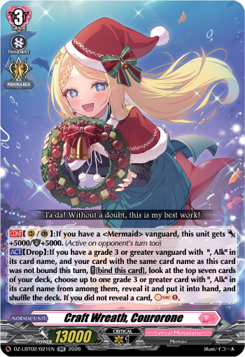 DZ-LBT02/021EN Craft Wreath, Courorone RR DZLBT02