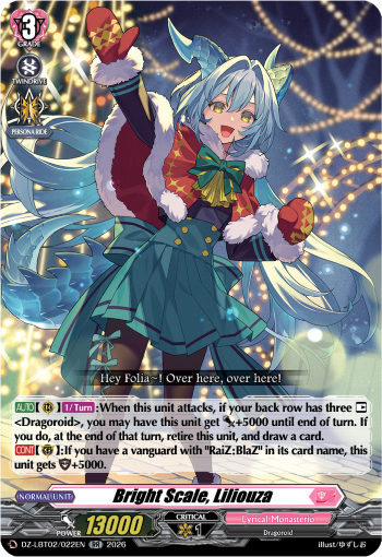 DZ-LBT02/022EN Bright Scale, Liliouza RR DZLBT02