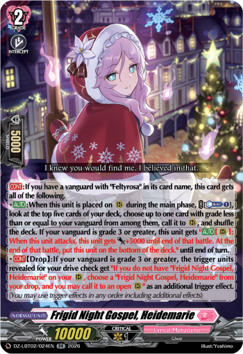 DZ-LBT02/024EN Frigid Night Gospel, Heidemarie RR DZLBT02