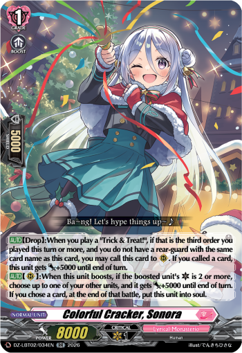 DZ-LBT02/034EN Colorful Cracker, Sonora RR DZLBT02