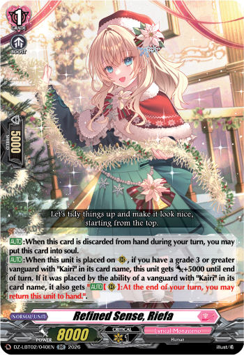 DZ-LBT02/040EN Refined Sense, Riefa RR DZLBT02