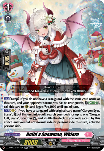 DZ-LBT02/041EN Build a Snowman, Whiero RR DZLBT02