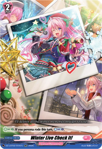 DZ-LBT02/044EN Winter Live Check It! RR DZLBT02