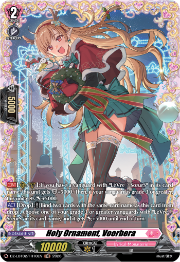 DZ-LBT02/FR10EN Holy Ornament, Voorbera FR DZLBT02