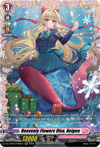 DZ-LBT02/FR25EN Heavenly Flowers Diva, Neigeu FR DZLBT02