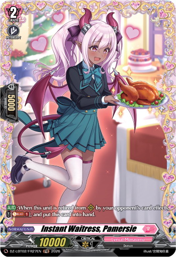 DZ-LBT02/FR27EN Instant Waitress, Pamersie FR DZLBT02