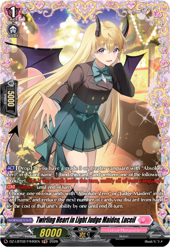 DZ-LBT02/FR40EN Twirling Heart in Light Judge Maiden, Luceil FR DZLBT02