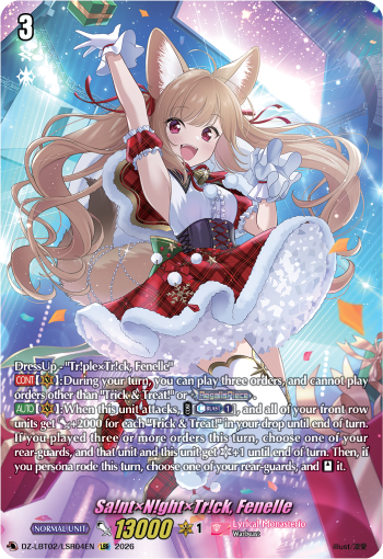 DZ-LBT02/LSR04EN Sa!nt×N!ght×Tr!ck, Fenelle LSR DZLBT02