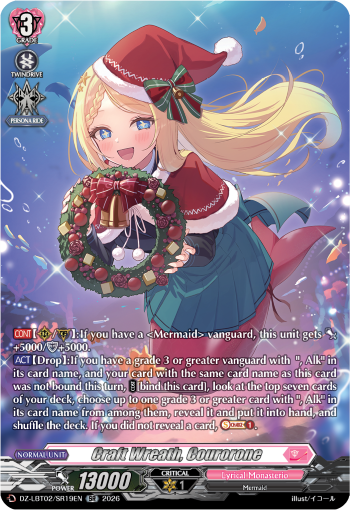 DZ-LBT02/SR19EN Craft Wreath, Courorone SR DZLBT02