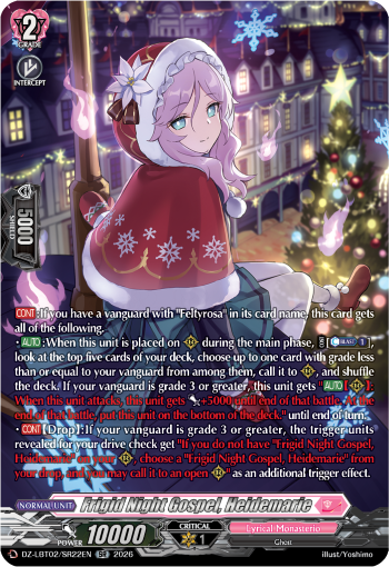 DZ-LBT02/SR22EN Frigid Night Gospel, Heidemarie SR DZLBT02