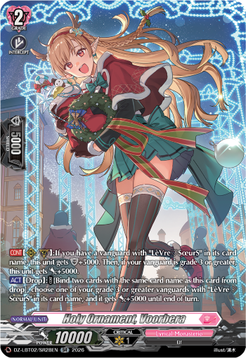 DZ-LBT02/SR28EN Holy Ornament, Voorbera SR DZLBT02
