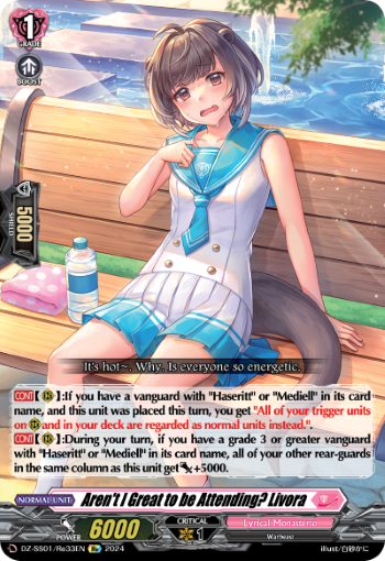 DZ-SS01/Re33EN Aren't I Great to be Attending? Livora Re