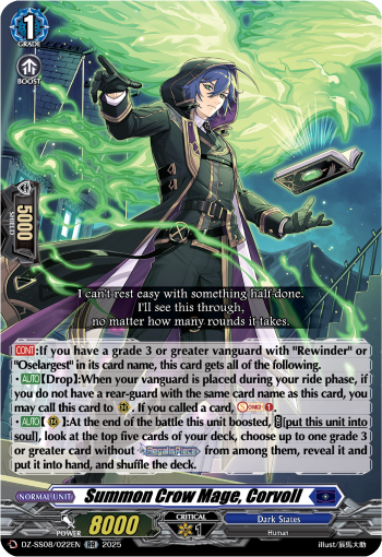 DZ-SS11/022EN Summon Crow Mage, Corvoll DZSS11