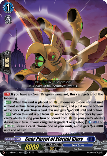 DZ-SS11/023EN Gear Parrot of Eternal Glory DZSS11