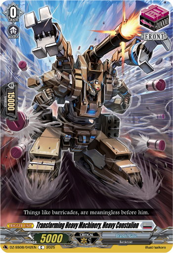 DZ-SS11/042EN Transforming Heavy Machinery, Heavy Constalion DZSS11