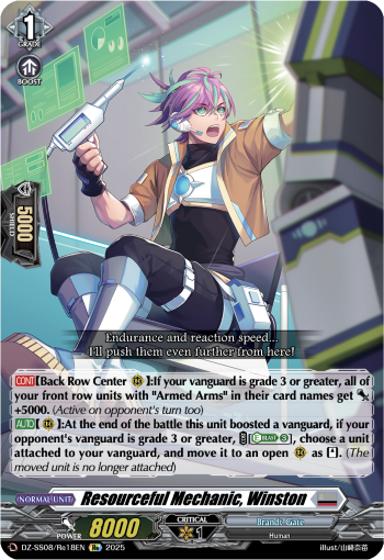 DZ-SS11/Re18EN Resourceful Mechanic, Winston DZSS11